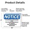 Signmission No Loitering In The Building Lobby You Are OSHA Notice Sign, Aluminum, 10in W x 7in L, 2PK OS-2PACK-NS-A-710-L-14687 - alternate 2